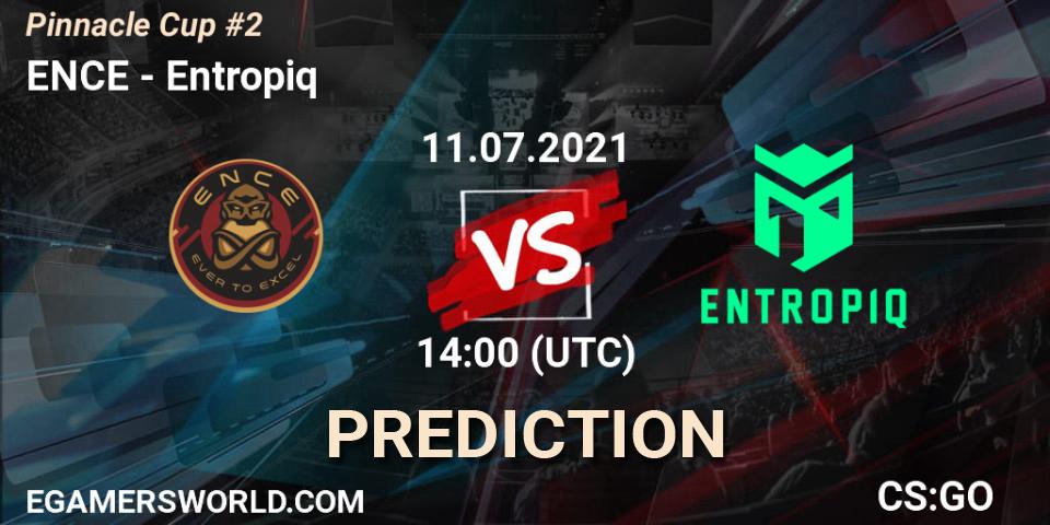 Pronósticos ENCE - Entropiq. 11.07.2021 at 14:00. Pinnacle Cup #2 - Counter-Strike (CS2)