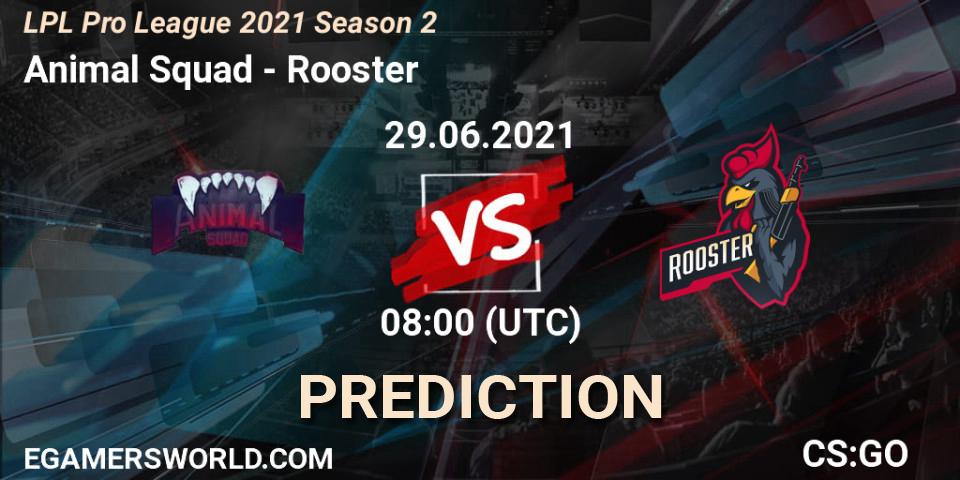 Pronósticos Animal Squad - Rooster. 29.06.21. LPL Pro League 2021 Season 2 - CS2 (CS:GO)