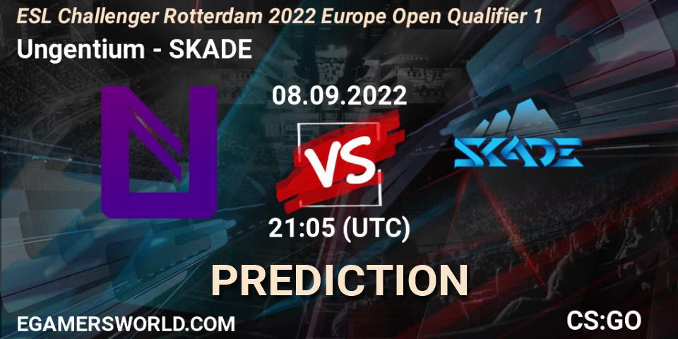 Pronósticos Ungentium - SKADE. 08.09.2022 at 21:05. ESL Challenger Rotterdam 2022 Europe Open Qualifier 1 - Counter-Strike (CS2)