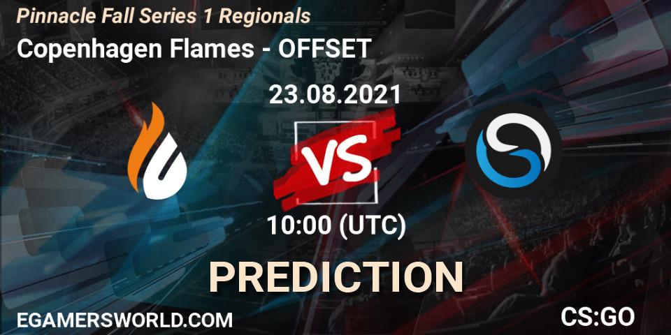 Pronósticos Copenhagen Flames - OFFSET. 23.08.21. Pinnacle Fall Series 1 Regionals - CS2 (CS:GO)