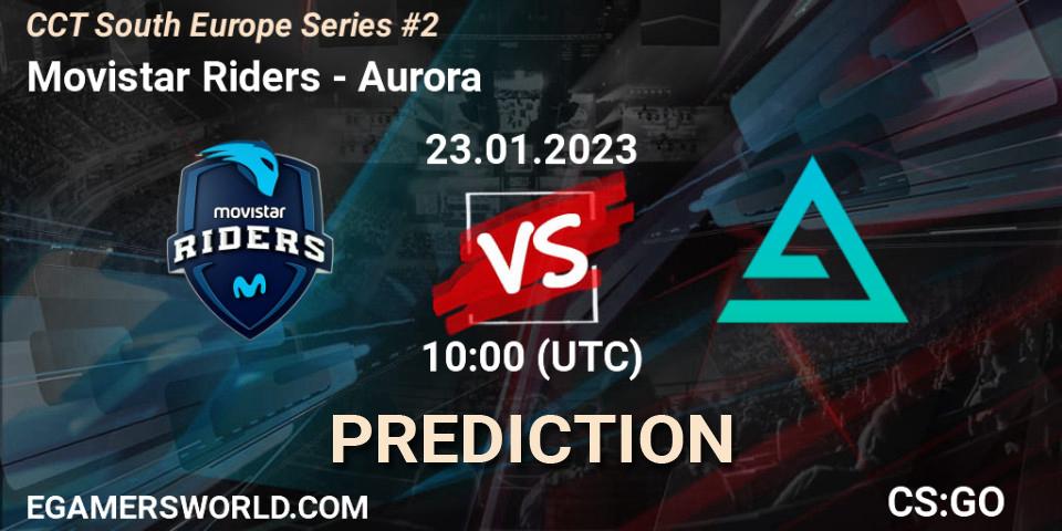 Pronósticos Movistar Riders - Aurora. 23.01.23. CCT South Europe Series #2 - CS2 (CS:GO)