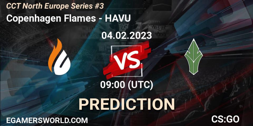 Pronósticos Copenhagen Flames - HAVU. 04.02.23. CCT North Europe Series #3 - CS2 (CS:GO)