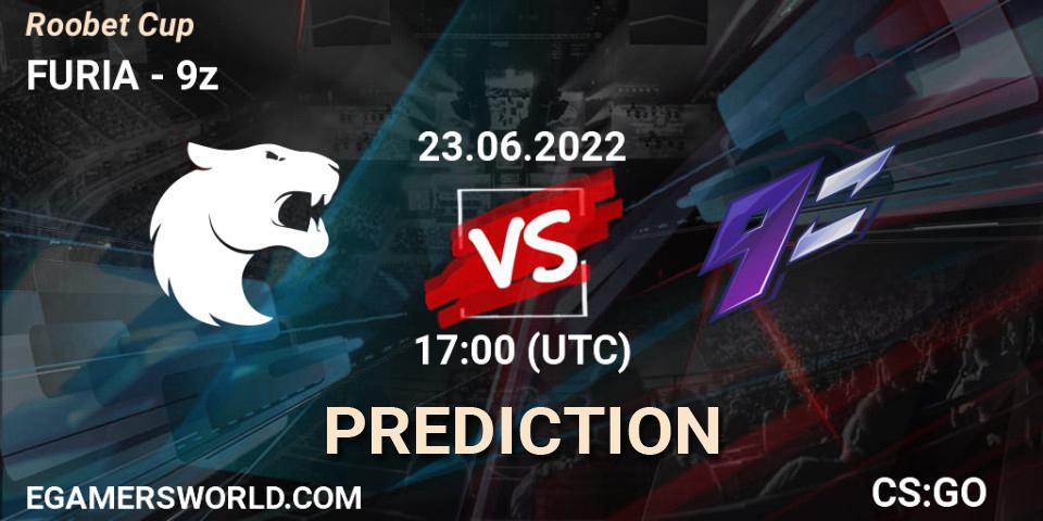 Pronósticos FURIA - 9z. 23.06.2022 at 17:00. Roobet Cup - Counter-Strike (CS2)