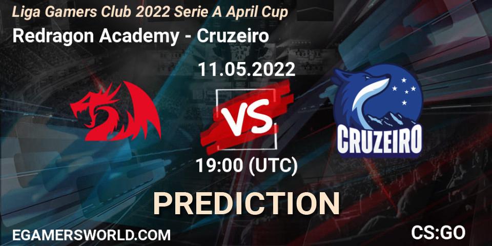 Pronósticos Redragon Academy - Cruzeiro. 11.05.2022 at 19:00. Liga Gamers Club 2022 Serie A April Cup - Counter-Strike (CS2)