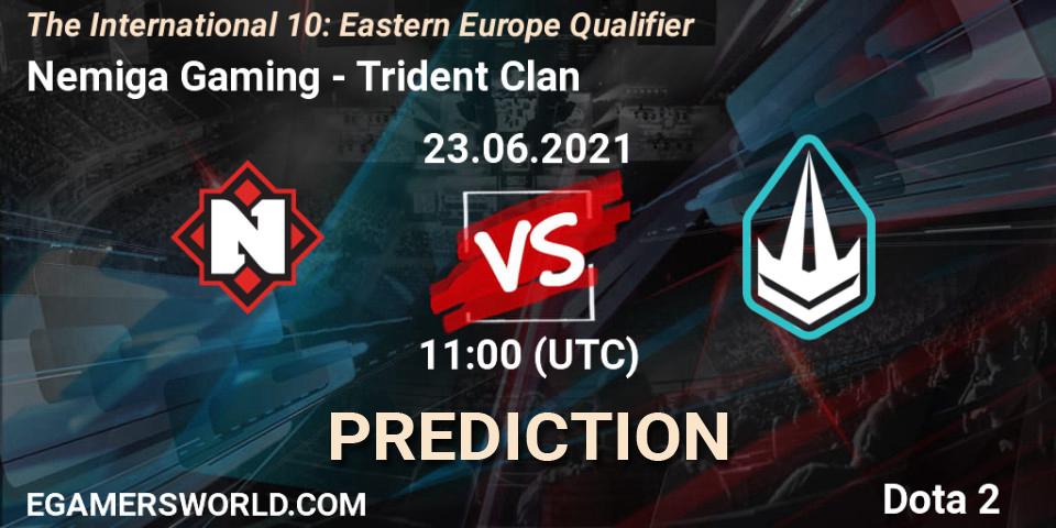 Pronósticos Nemiga Gaming - Trident Clan. 23.06.2021 at 10:21. The International 10: Eastern Europe Qualifier - Dota 2