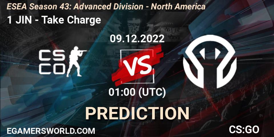 Pronósticos 1 JIN - Take Charge. 09.12.22. ESEA Season 43: Advanced Division - North America - CS2 (CS:GO)