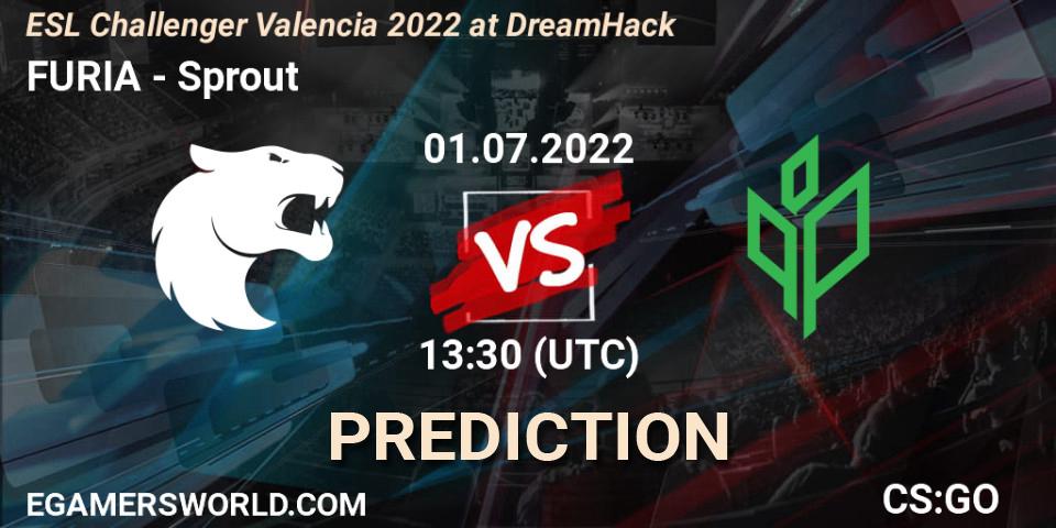 Pronósticos FURIA - Sprout. 01.07.2022 at 13:50. ESL Challenger Valencia 2022 at DreamHack - Counter-Strike (CS2)