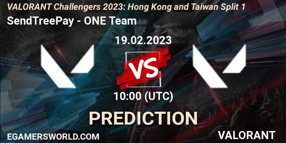 Pronósticos SendTreePay - ONE Team. 19.02.23. VALORANT Challengers 2023: Hong Kong and Taiwan Split 1 - VALORANT