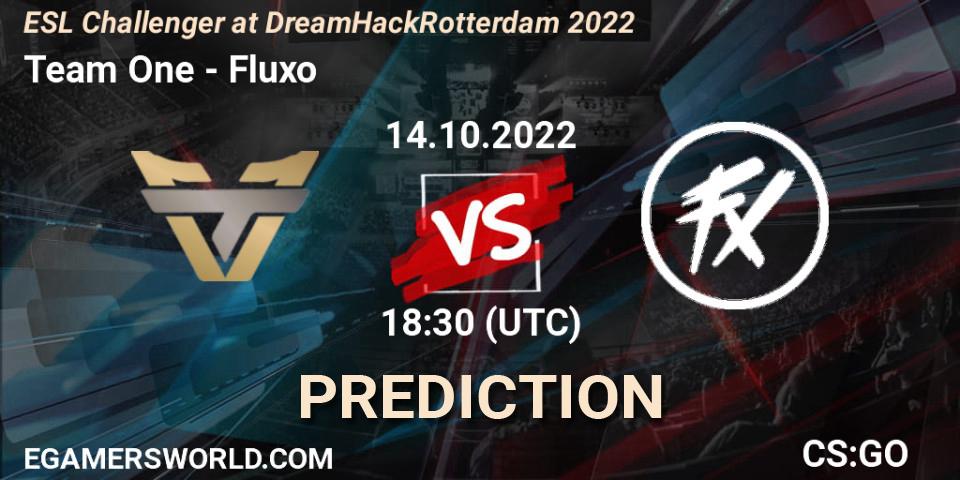 Pronósticos Team One - Fluxo. 14.10.22. ESL Challenger at DreamHack Rotterdam 2022 - CS2 (CS:GO)