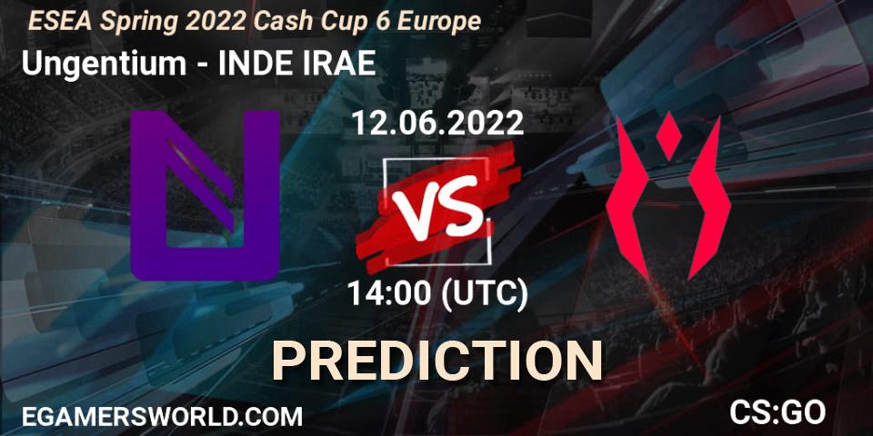 Pronósticos Ungentium - INDE IRAE. 12.06.2022 at 14:10. ESEA Cash Cup: Europe - Spring 2022 #6 - Counter-Strike (CS2)
