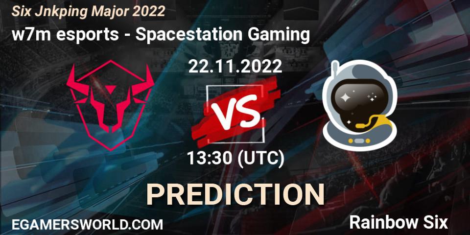 Pronósticos w7m esports - Spacestation Gaming. 23.11.22. Six Jönköping Major 2022 - Rainbow Six