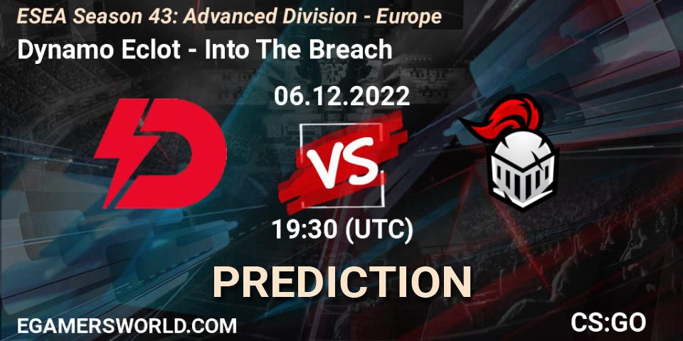 Pronósticos Dynamo Eclot - Into The Breach. 07.12.22. ESEA Season 43: Advanced Division - Europe - CS2 (CS:GO)