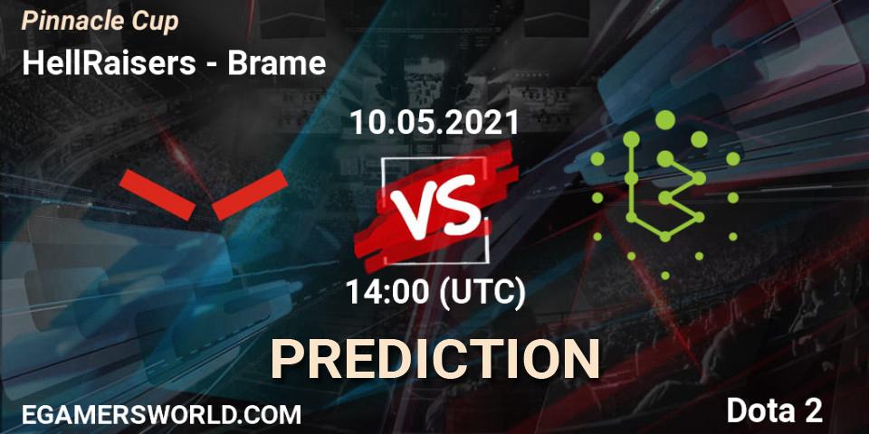 Pronósticos HellRaisers - Brame. 10.05.2021 at 13:07. Pinnacle Cup 2021 Dota 2 - Dota 2