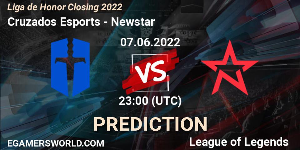 Pronósticos Cruzados Esports - Newstar. 07.06.2022 at 23:00. Liga de Honor Closing 2022 - LoL