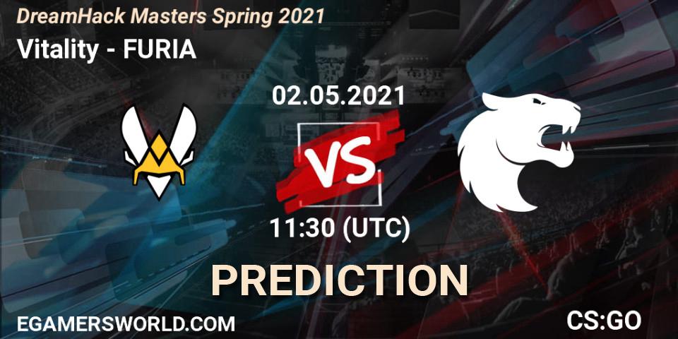Pronósticos Vitality - FURIA. 02.05.21. DreamHack Masters Spring 2021 - CS2 (CS:GO)