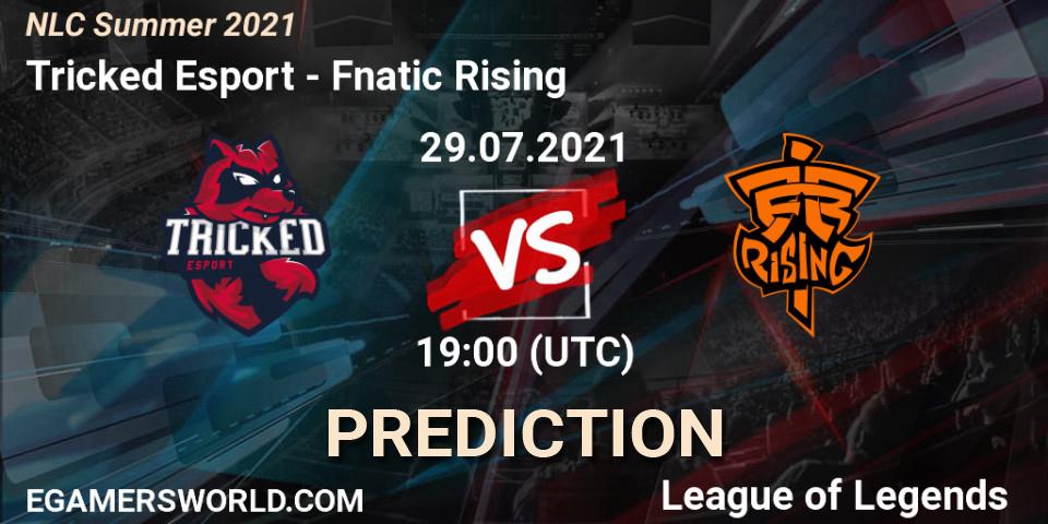 Pronósticos Tricked Esport - Fnatic Rising. 29.07.2021 at 19:00. NLC Summer 2021 - LoL