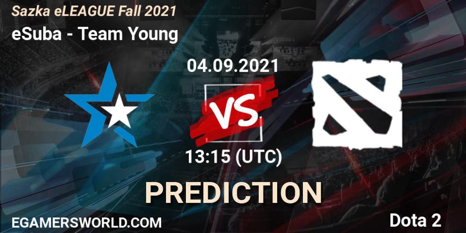Pronósticos eSuba - Team Young. 04.09.2021 at 12:00. Sazka eLEAGUE Fall 2021 - Dota 2