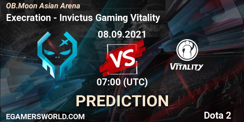 Pronósticos Execration - Invictus Gaming Vitality. 08.09.2021 at 07:26. OB.Moon Asian Arena - Dota 2