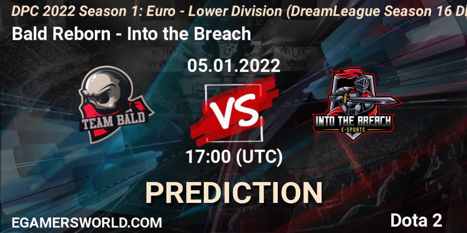Pronósticos Bald Reborn - Into the Breach. 05.01.2022 at 16:56. DPC 2022 Season 1: Euro - Lower Division (DreamLeague Season 16 DPC WEU) - Dota 2
