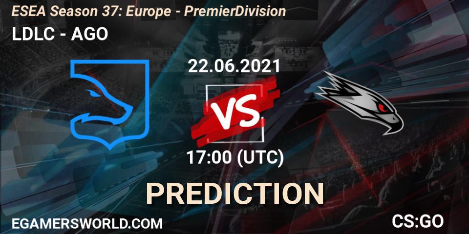 Pronósticos LDLC - AGO. 22.06.21. ESEA Season 37: Europe - Premier Division - CS2 (CS:GO)