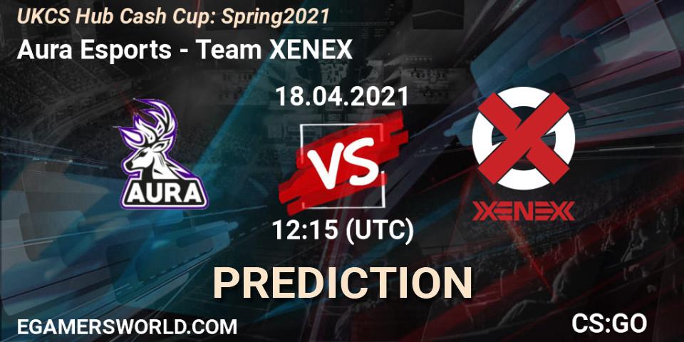 Pronósticos Aura Esports - XENEX. 18.04.2021 at 12:15. UKCS Hub Cash Cup: Spring 2021 - Counter-Strike (CS2)