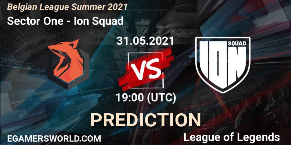 Pronósticos Sector One - Ion Squad. 31.05.2021 at 19:00. Belgian League Summer 2021 - LoL
