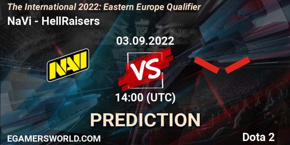 Pronósticos NaVi - HellRaisers. 03.09.22. The International 2022: Eastern Europe Qualifier - Dota 2