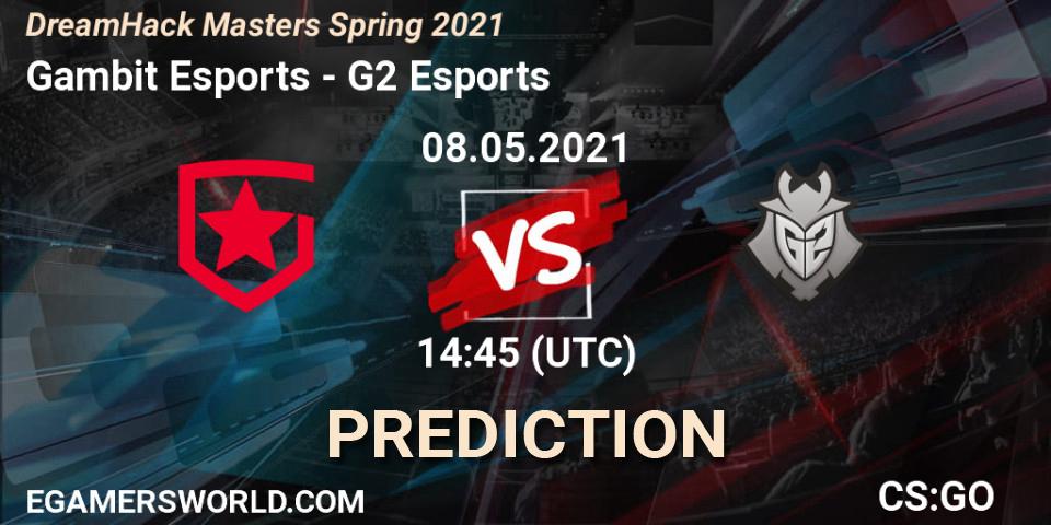 Pronósticos Gambit Esports - G2 Esports. 08.05.21. DreamHack Masters Spring 2021 - CS2 (CS:GO)