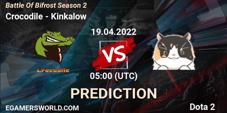 Pronósticos Crocodile - Kinkalow. 19.04.2022 at 05:19. Battle Of Bifrost Season 2 - Dota 2