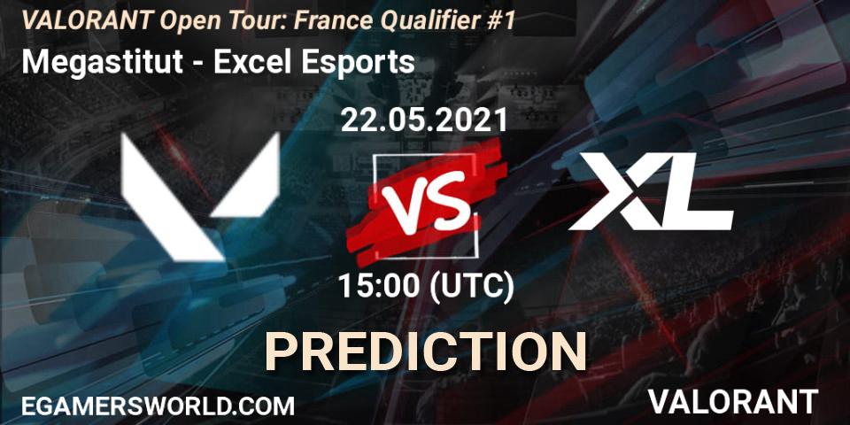 Pronósticos Megastitut - Excel Esports. 22.05.2021 at 13:00. VALORANT Open Tour: France Qualifier #1 - VALORANT