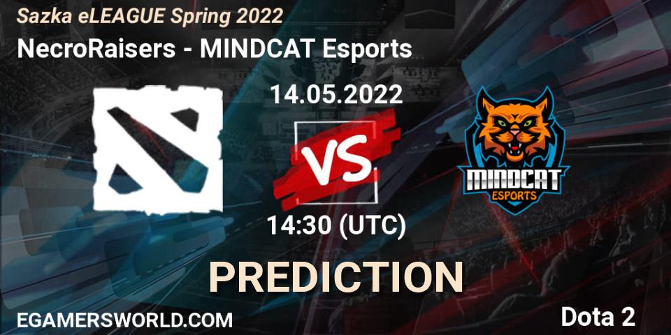 Pronósticos NecroRaisers - MINDCAT Esports. 14.05.2022 at 13:14. Sazka eLEAGUE Spring 2022 - Dota 2