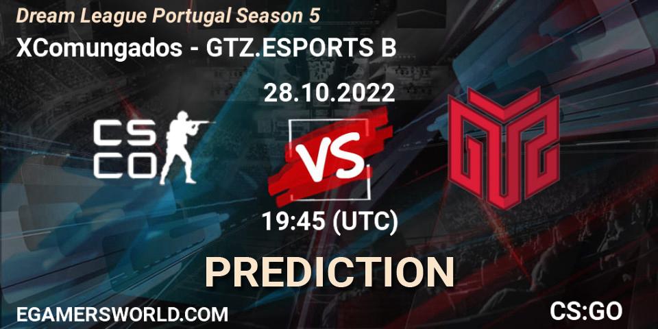 Pronósticos XComungados - GTZ Bulls Esports. 28.10.22. Dream League Portugal Season 5 - CS2 (CS:GO)