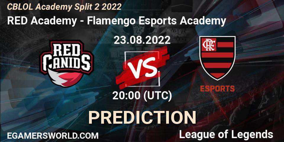 Pronósticos RED Academy - Flamengo Esports Academy. 23.08.22. CBLOL Academy Split 2 2022 - LoL