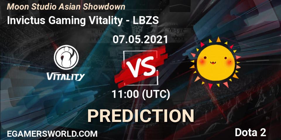 Pronósticos Invictus Gaming Vitality - LBZS. 07.05.2021 at 11:39. Moon Studio Asian Showdown - Dota 2
