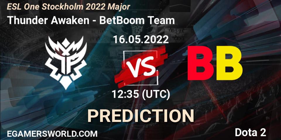 Pronósticos Thunder Awaken - BetBoom Team. 16.05.2022 at 13:19. ESL One Stockholm 2022 Major - Dota 2