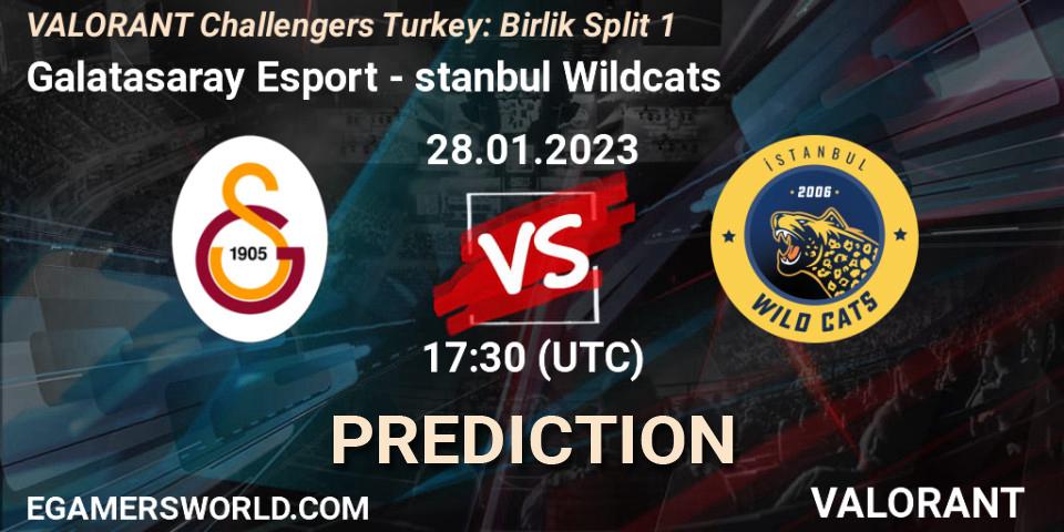 Pronósticos Galatasaray Esport - İstanbul Wildcats. 28.01.23. VALORANT Challengers 2023 Turkey: Birlik Split 1 - VALORANT
