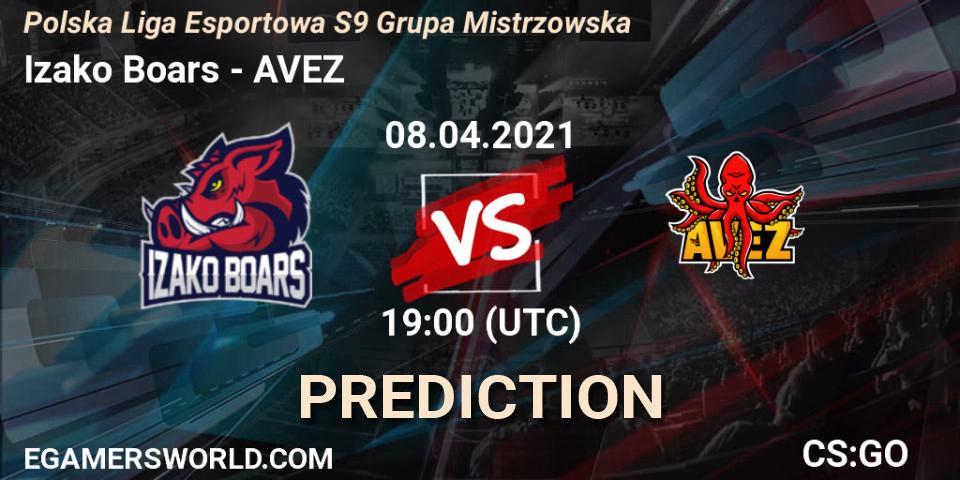 Pronósticos Izako Boars - AVEZ. 08.04.21. Polska Liga Esportowa S9 Grupa Mistrzowska - CS2 (CS:GO)
