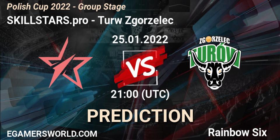 Pronósticos SKILLSTARS.pro - Turów Zgorzelec. 25.01.2022 at 21:00. Polish Cup 2022 - Group Stage - Rainbow Six