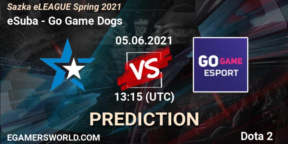 Pronósticos eSuba - Go Game Dogs. 05.06.2021 at 13:30. Sazka eLEAGUE Spring 2021 - Dota 2