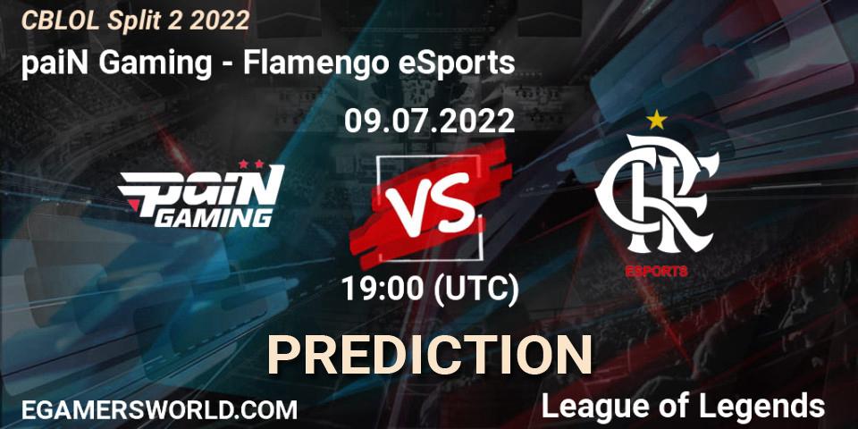 Pronósticos paiN Gaming - Flamengo eSports. 09.07.2022 at 19:15. CBLOL Split 2 2022 - LoL