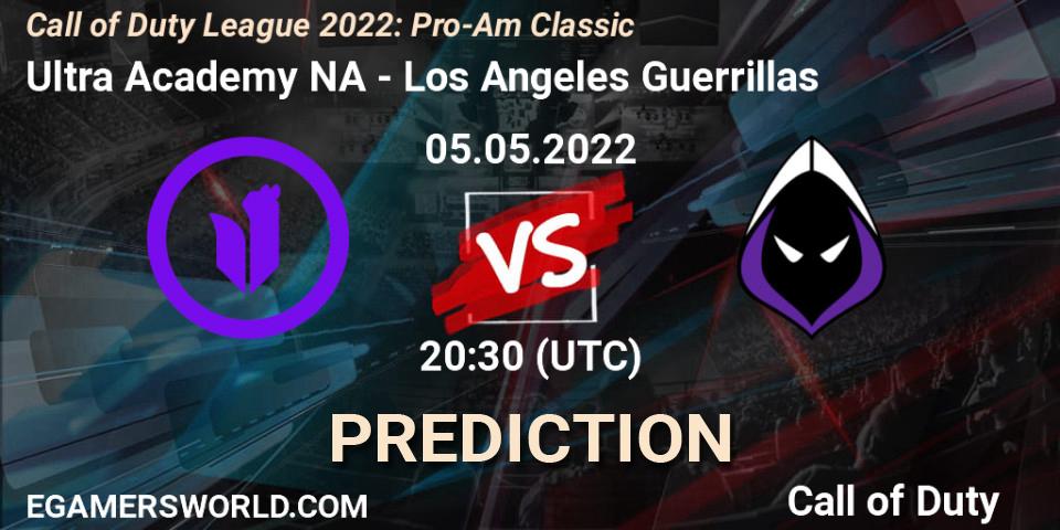 Pronósticos Ultra Academy NA - Los Angeles Guerrillas. 05.05.22. Call of Duty League 2022: Pro-Am Classic - Call of Duty