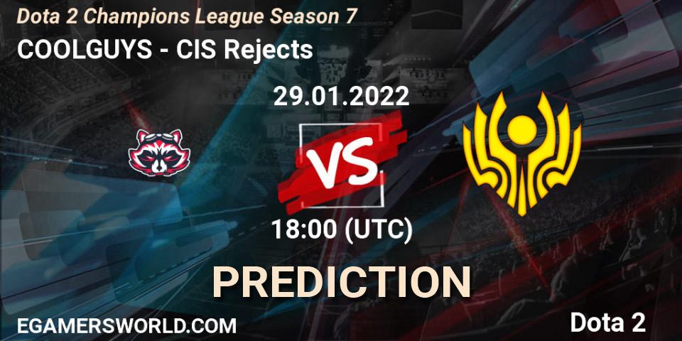 Pronósticos NO SORRY - CIS Rejects. 29.01.2022 at 18:06. Dota 2 Champions League 2022 Season 7 - Dota 2