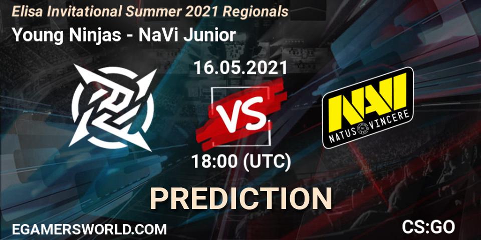 Pronósticos Young Ninjas - NaVi Junior. 16.05.2021 at 18:00. Elisa Invitational Summer 2021 Regionals - Counter-Strike (CS2)