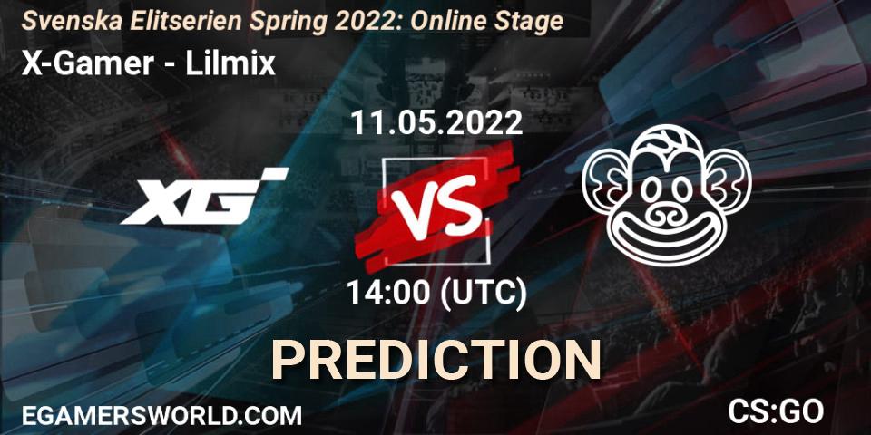 Pronósticos X-Gamer - Lilmix. 11.05.2022 at 14:00. Svenska Elitserien Spring 2022: Online Stage - Counter-Strike (CS2)