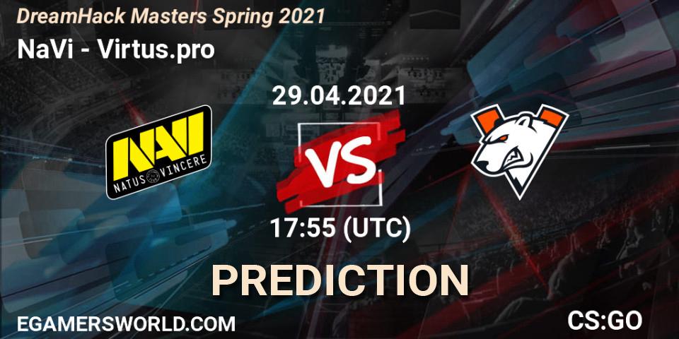 Pronósticos NaVi - Virtus.pro. 29.04.21. DreamHack Masters Spring 2021 - CS2 (CS:GO)