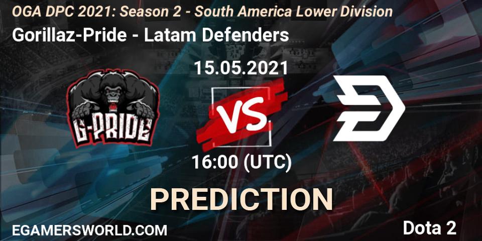 Pronósticos Gorillaz-Pride - Latam Defenders. 15.05.2021 at 16:00. OGA DPC 2021: Season 2 - South America Lower Division - Dota 2