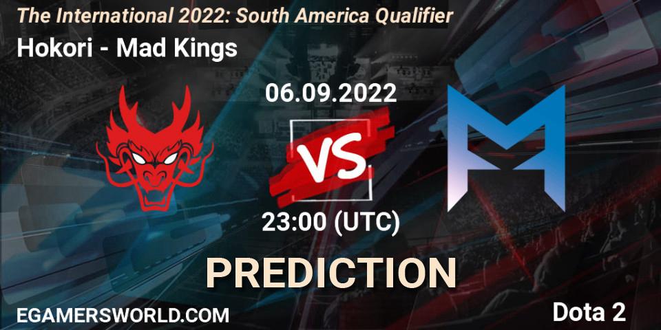 Pronósticos Hokori - Mad Kings. 06.09.2022 at 22:28. The International 2022: South America Qualifier - Dota 2