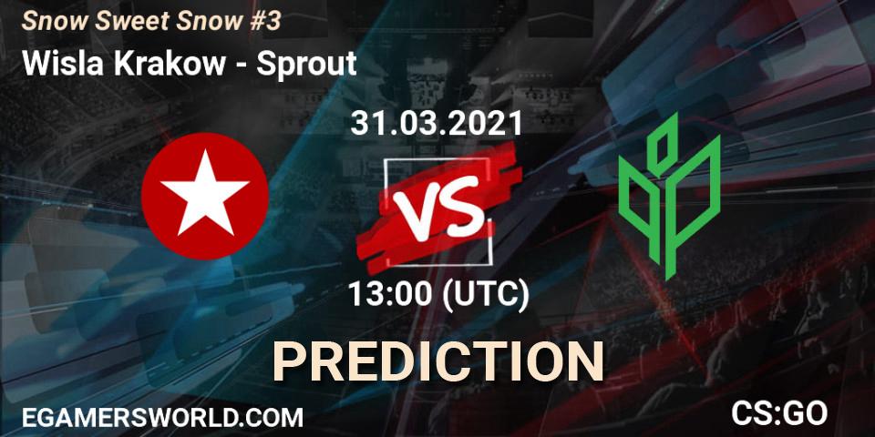 Pronósticos Wisla Krakow - Sprout. 31.03.2021 at 13:00. Snow Sweet Snow #3 - Counter-Strike (CS2)