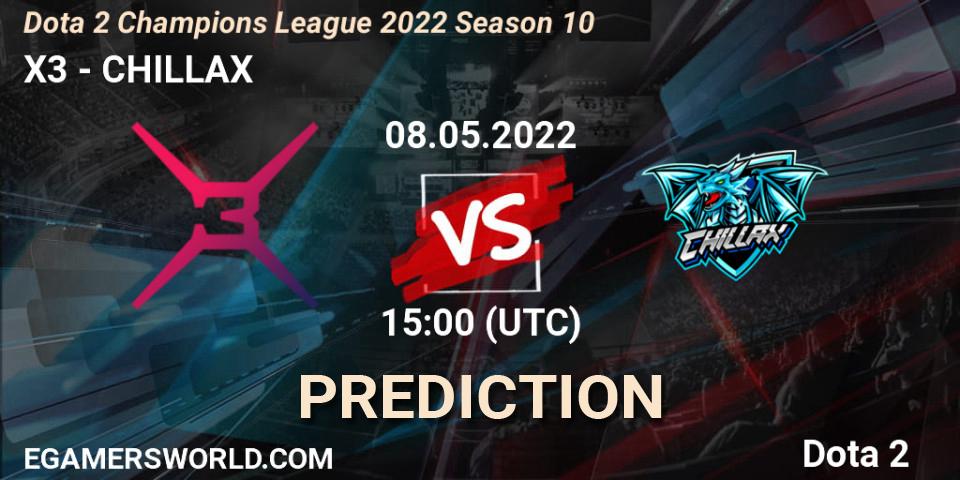 Pronósticos X3 - CHILLAX. 08.05.2022 at 15:00. Dota 2 Champions League 2022 Season 10 - Dota 2