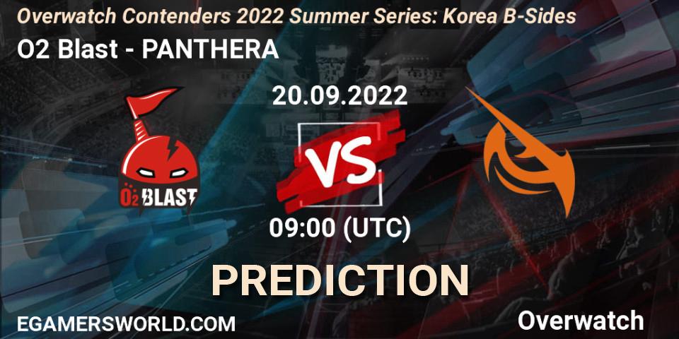 Pronósticos O2 Blast - PANTHERA. 20.09.2022 at 09:00. Overwatch Contenders 2022 Summer Series: Korea B-Sides - Overwatch